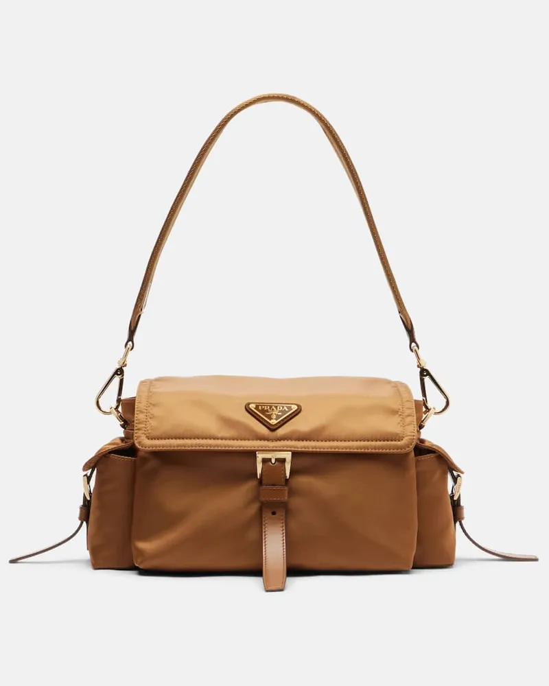 Prada Borsa a spalla Prada Explore Medium Marrone