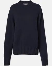 extreme cashmere Pullover N°123 Bourgeois in cashmere Blu