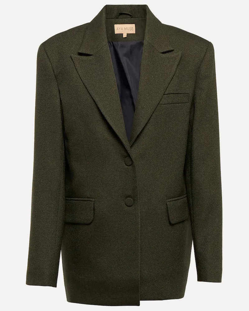 Aya Muse Blazer oversize Ori Verde