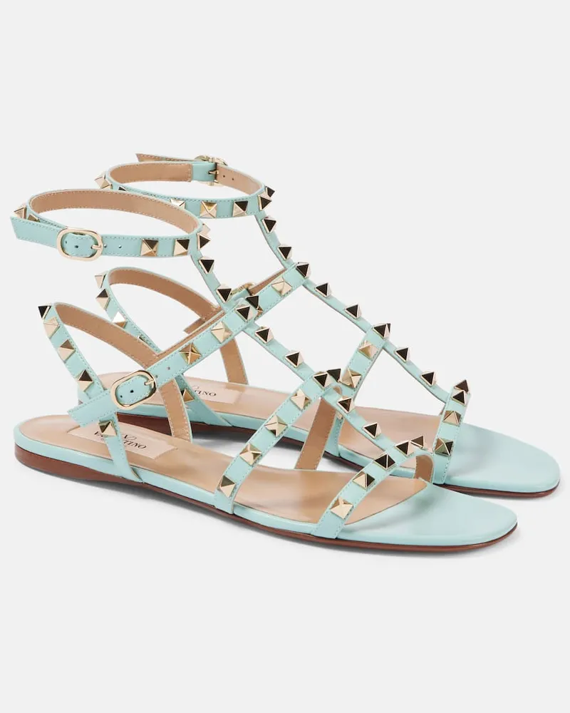 Valentino Garavani Sandali Rockstud Classic in pelle Blu