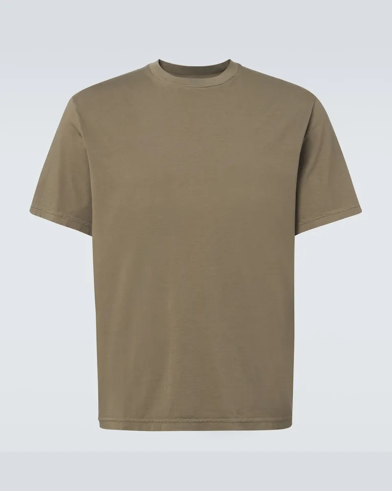 Frame Denim T-shirt in jersey di cotone Verde