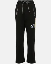 Vivienne Westwood Pantaloni sportivi Orb in jersey Nero