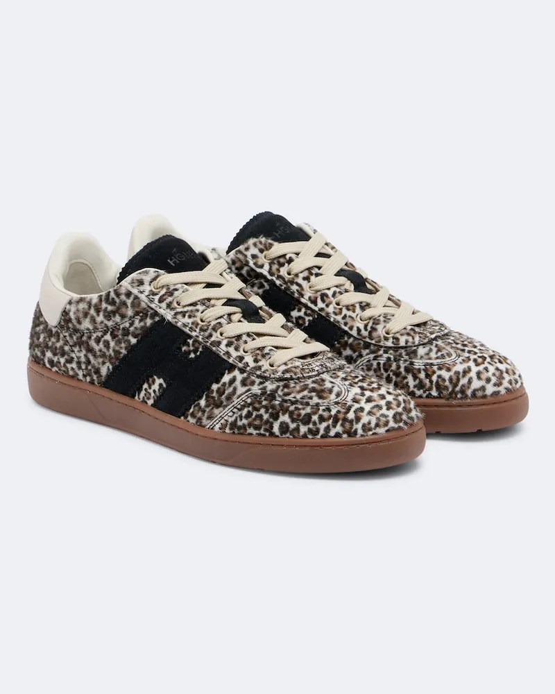 Hogan Sneakers H647 in cavallino Marrone