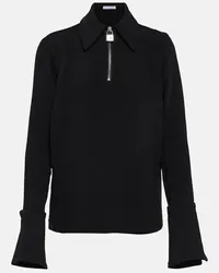 J.W.Anderson Pullover Padlock in crêpe Nero