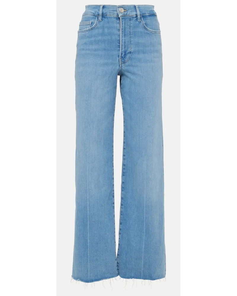 Frame Denim Jeans a gamba larga Le Slim Palazzo Blu