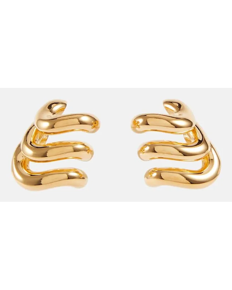 Balenciaga Orecchini Loop Trio Oro