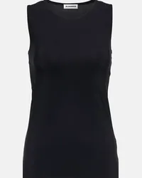 Jil Sander Tank top aderente Marrone