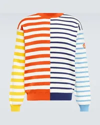 Kenzo Pullover in cotone e lana a righe Multicolore