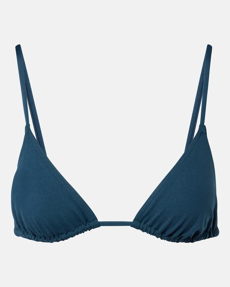 Eres Top bikini a triangolo Mouna Blu