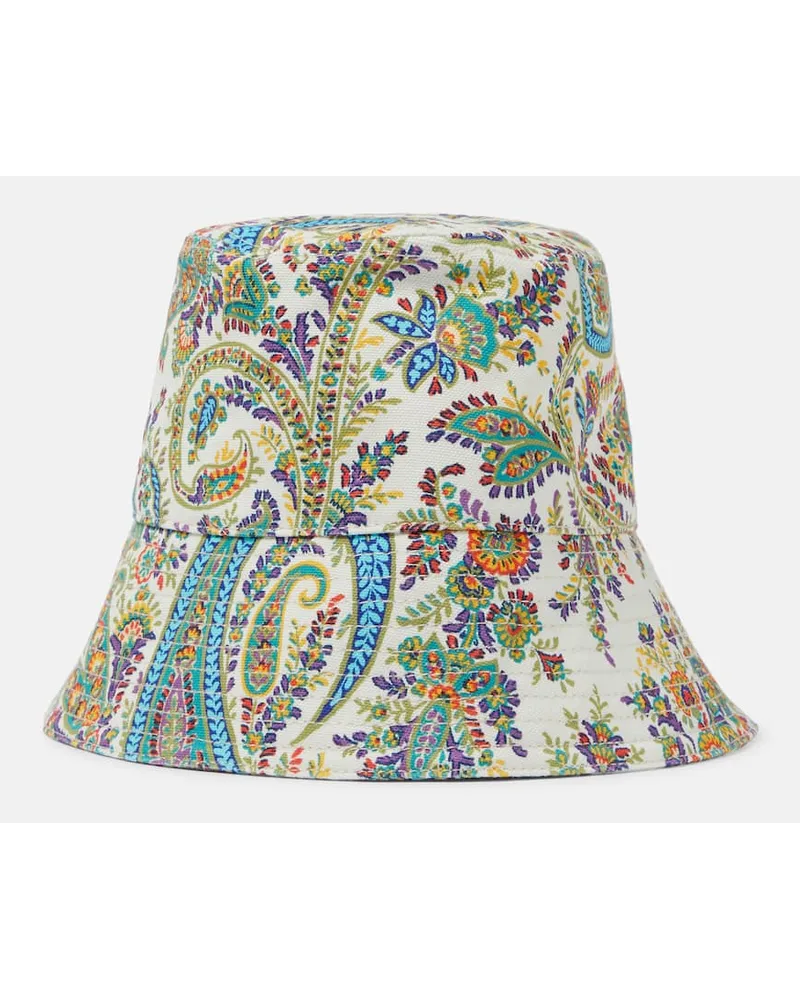 Etro Cappello da pescatore in cotone Multicolore