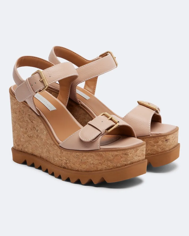 Stella McCartney Sandali Sneak-Elyse con plateau Rosa