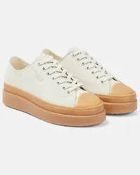 Isabel Marant Sneakers Austen in suede Bianco