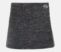 Minigonna a portafoglio in tweed