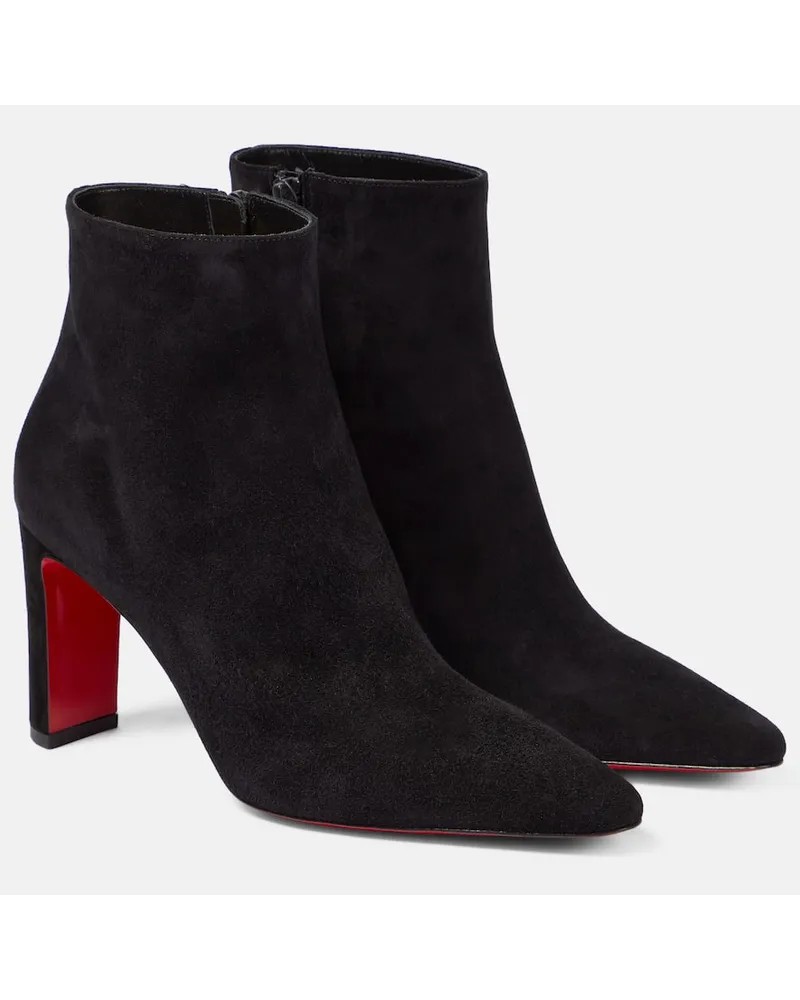 Christian Louboutin Stivaletti Suprabooty 85 in suede Nero