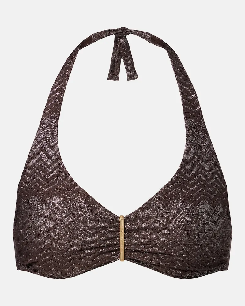 Melissa Odabash Top bikini Provence Marrone