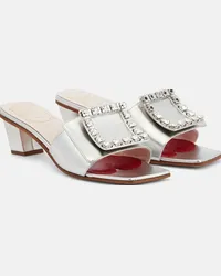 Roger Vivier Sandali Love 45 in pelle Argento