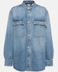 Bottega Veneta Camicia oversize di jeans Blu