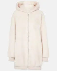 Yves Salomon Giacca Meteo in shearling Bianco