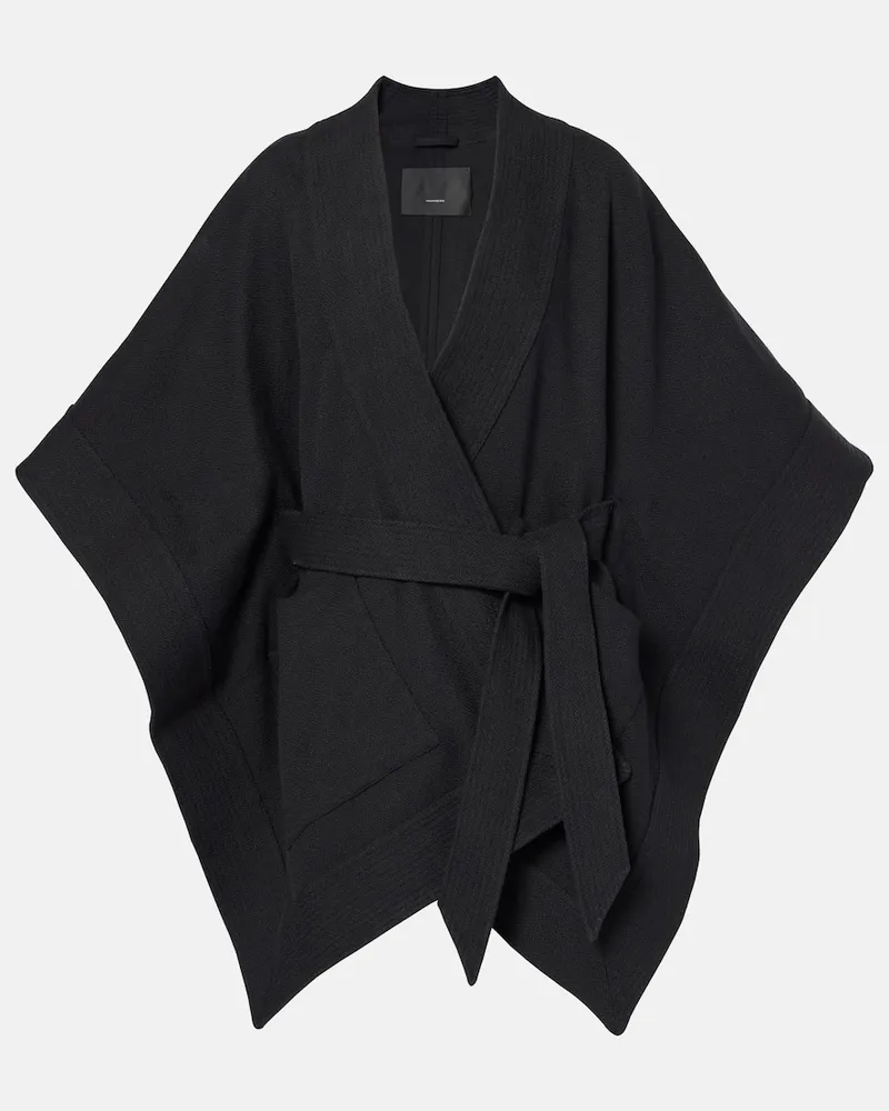 WARDROBE.NYC Mantella in cotone con cintura Nero