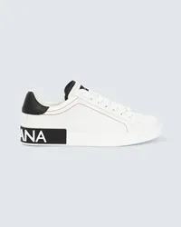 Dolce & Gabbana Sneakers Portofino in pelle Bianco