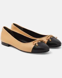 Tory Burch Ballerine in pelle con fiocco Multicolore