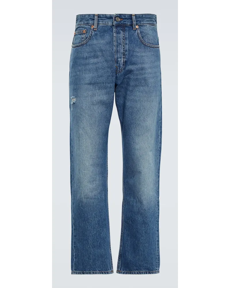 Valentino Garavani Jeans regular a vita media Blu