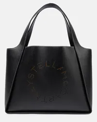 Stella McCartney Borsa Stella Logo in similpelle Nero