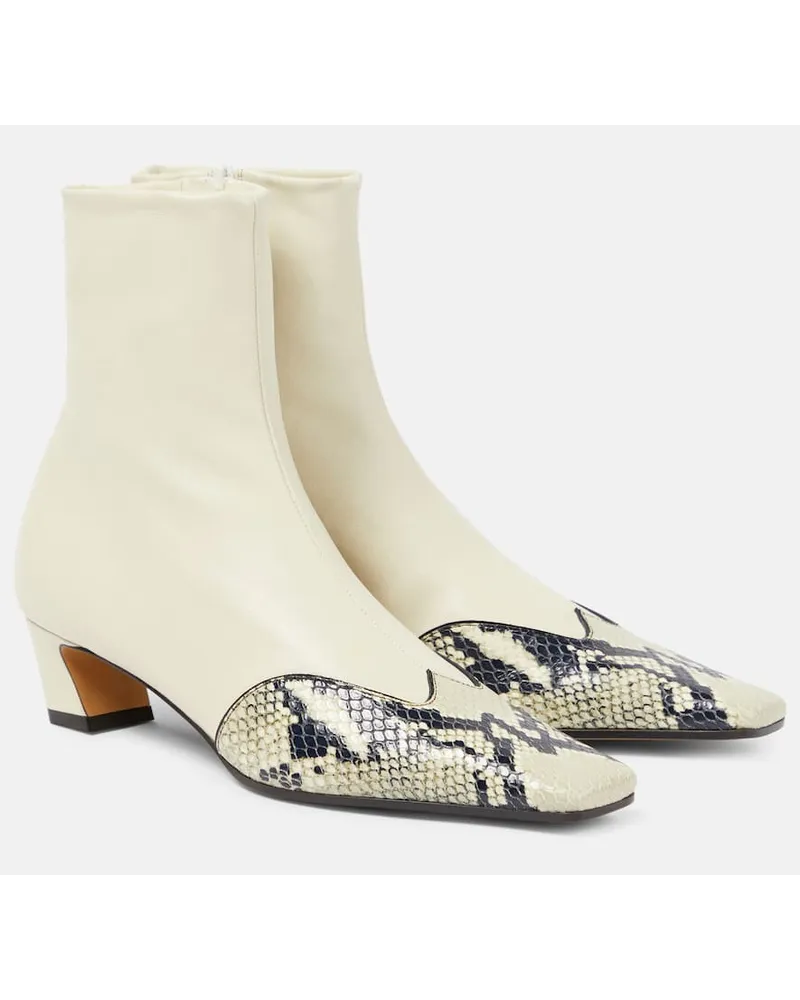 KHAITE Stivaletti Nevada in pelle Bianco
