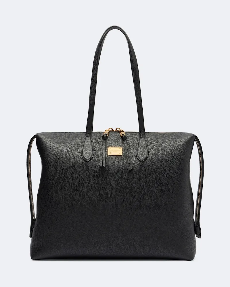 Dolce & Gabbana Shopper Vittoria Large in pelle Nero