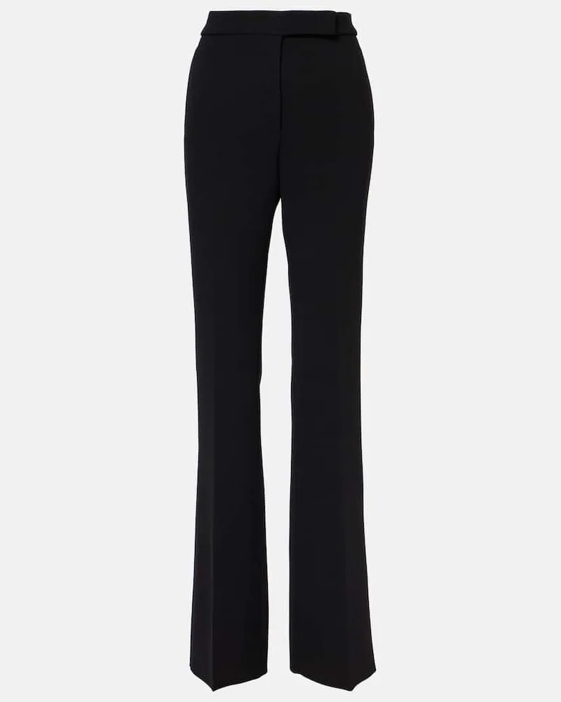 Max Mara Pantaloni flared Elisir in sablÃ Nero