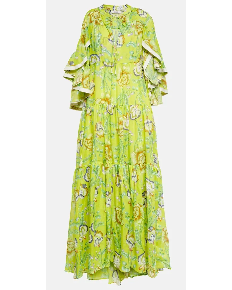 Dorothee Schumacher Abito lungo in ramia con stampa Multicolore