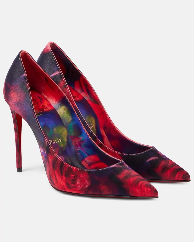 Christian Louboutin Pumps Kate 100 in crÃªpe di raso Multicolore