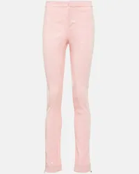 ROTATE Birger Christensen Pantaloni slim con paillettes Rosa