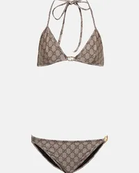 Gucci Bikini GG Marrone