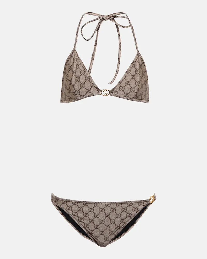 Gucci Bikini GG Marrone