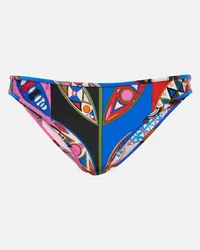 Emilio Pucci Slip bikini Girandole a vita media Multicolore