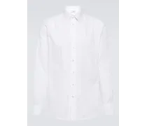Etro Camicia Oxford in popeline di cotone Bianco
