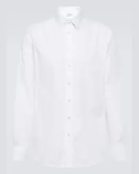 Etro Camicia Oxford in popeline di cotone Bianco