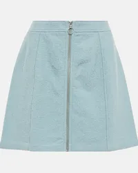 A.P.C. Minigonna Alice in lana cotta Blu