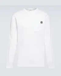 Loewe T-shirt in jersey di cotone Bianco