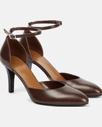 The Row Pumps Demi in pelle Marrone