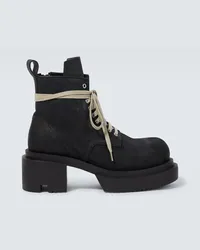 Rick Owens Stivaletti Army Bogun in pelle Nero