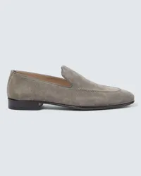 Manolo Blahnik Mocassini Truro in suede Grigio