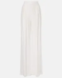 Max Mara Bridal - Pantaloni a gamba larga Lampo Bianco