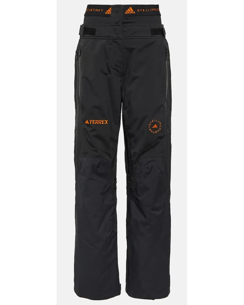 adidas Pantaloni da sci con logo Nero