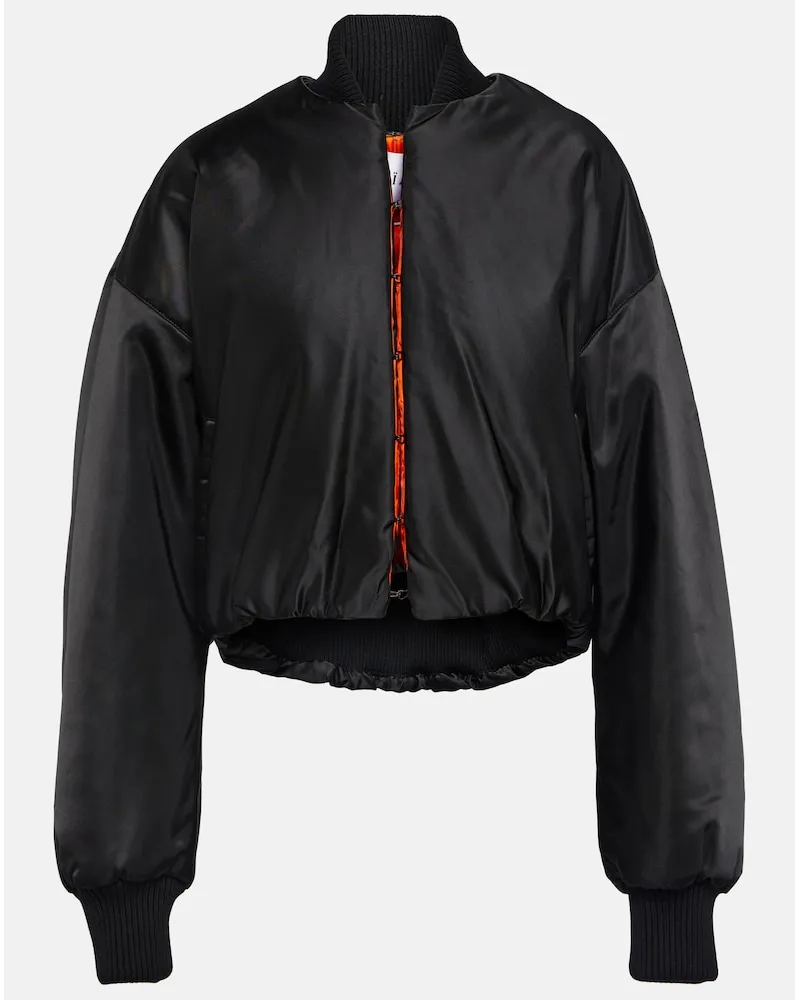 Alaïa AlaÃ¯a Bomber oversize Nero