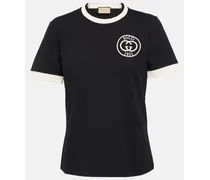 T-shirt Interlocking G in jersey di cotone