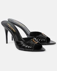 Saint Laurent Mules Babylone 90 in pelle Nero