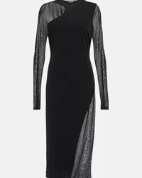 Tom Ford Abito midi in jersey Nero