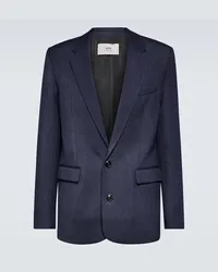 AMI Paris Blazer da abito in lana Blu